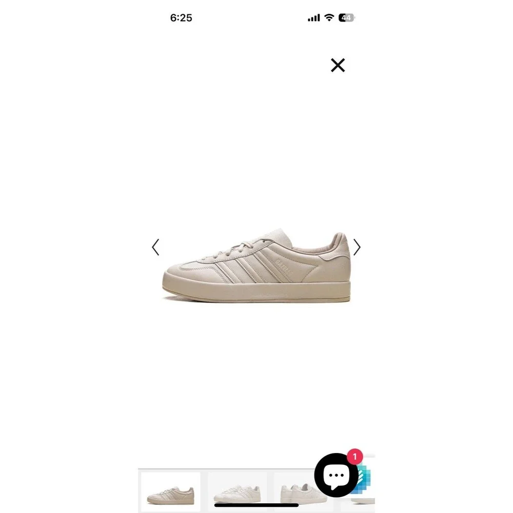 New Adidas Gazelle Indoor Lux Alumina JI3508 Beige Unisex Men 7 Women 8